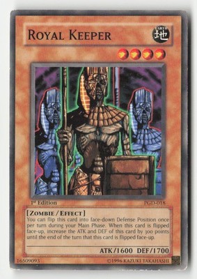 Royal Keeper PGD-018 Pharaonic Guardian Yu-Gi-Oh 1st Edition HP