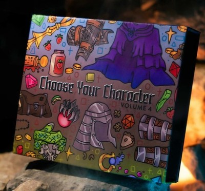 ZOX ''CHOOSE YOUR CHARACTER'' VOL.4 GOLD D&D RPG COLLECTIBLE BOX SET OF WRISTBANDS