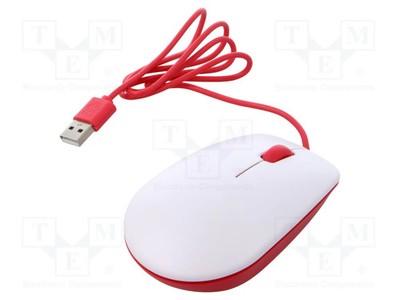 RASPBERRY PI RPI-MOUSE-(RED/WHITE) Zubehör