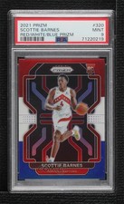 2021-22 Panini Prizm Red White & Blue Prizm Scottie Barnes #320 PSA 9 MINT 2l4