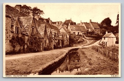 POSTKARTE - GLOUCESTERSHIRE - BIBURY - ARLINGTON ROW - UNBESENDET - COTSWOLDS