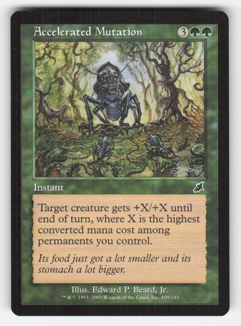 2003 Accelerated Mutation Scourge 109 MTG