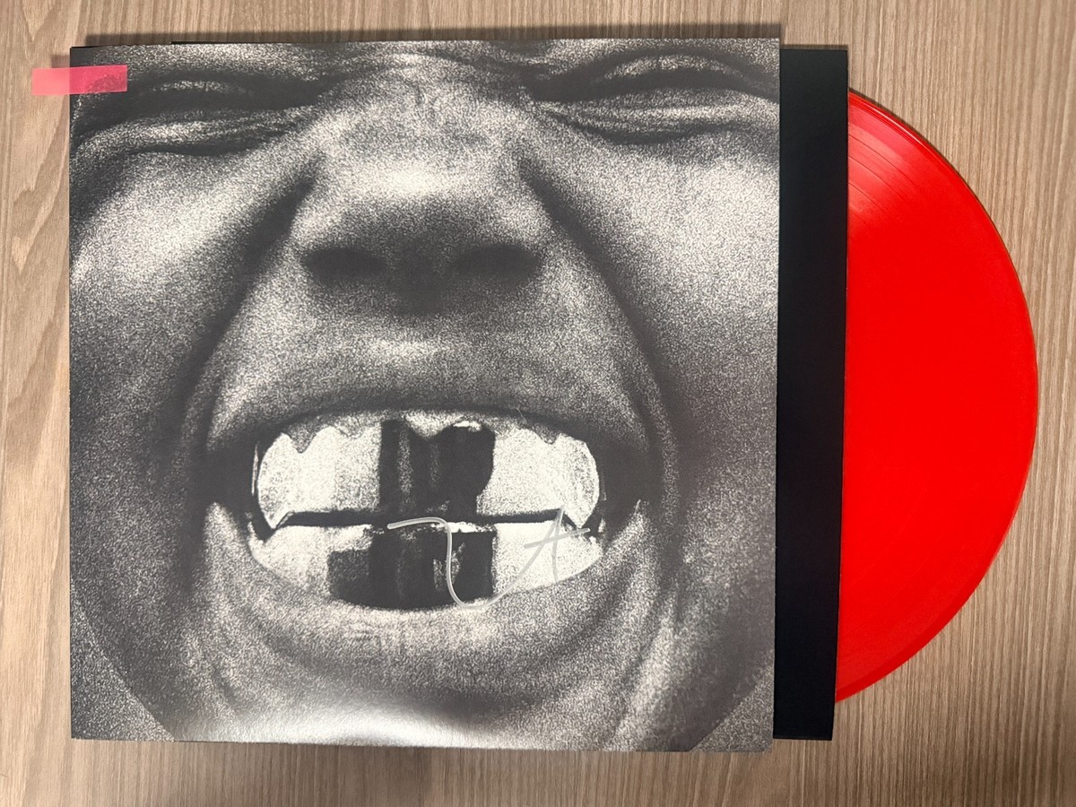 【新品未開封】Ye Bully LP レコード Kanye West Kanye West YE Bully SIGNED COVER Red Vinyl LP SoFi Stadium