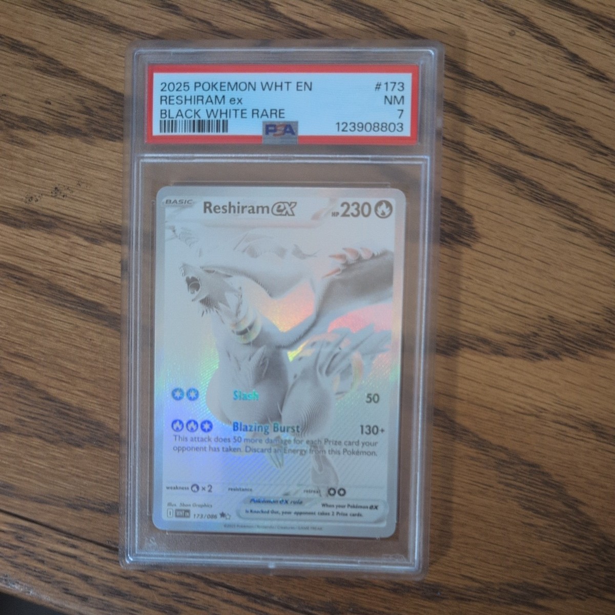 Reshiram ex 173/086 Sv: White Flare Holo for sale online | eBay