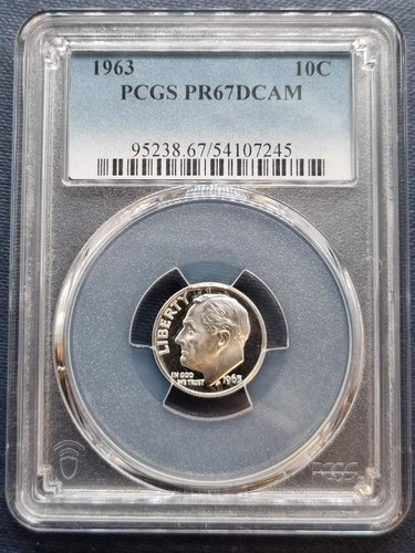1961 Roosevelt Proof Dime 10c PCGS PR67 CAM #98592