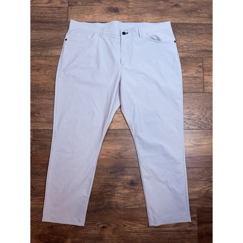 Public Rec All Day Every Day Pants Mens 42x 28 Gray Performance 5-Pocket