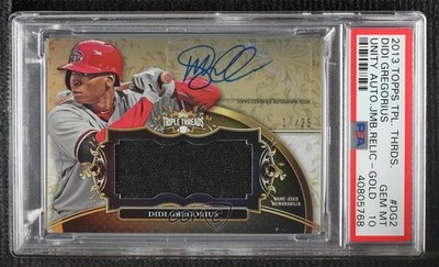 2013 Triple Threads Gold 17/25 Didi Gregorius PSA 10 GEM MT Rookie Auto RC 3c7