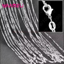 Wholesale 10pcs 925 Sterling Solid Silver 1mm...