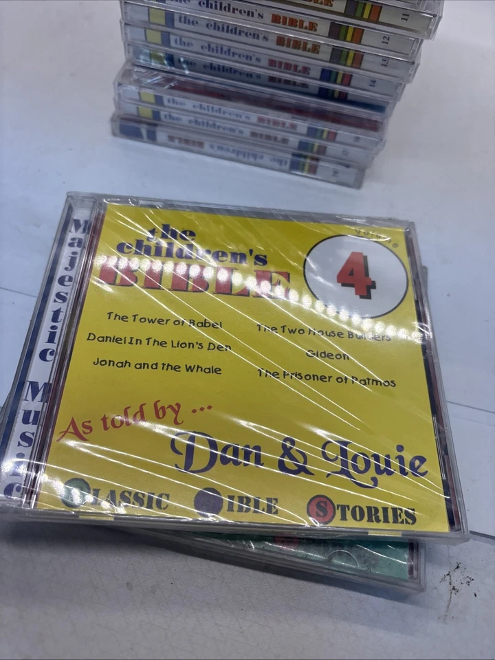 The Children’s Bible Cd Set Of 16 Majestic Music As Told By Dan & Louie Foto 2 de 2