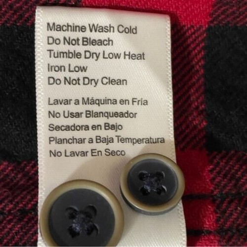 Jachs Brawny Buffalo Plaid Red Black Mens Flannel Long Sleeve Shirt 2X - Picture 7 of 8