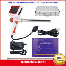 1MP Visible Artificial Insemination Gun Manual Pumping for Cattle Horse Sheep