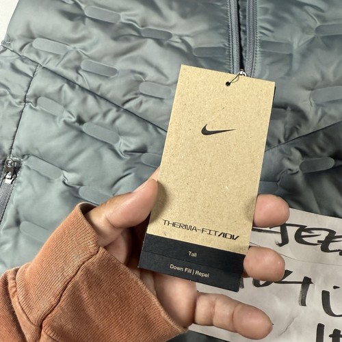 $190 Mens Size L Nike Therma FIT ADV Repel Down Aeroloft Running Vest FB7542-084 - Picture 5 of 13