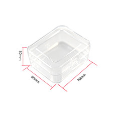 Multi-Functional Flexible Easy to Use 10PCS Transparent PP Plastic Storage Boxes