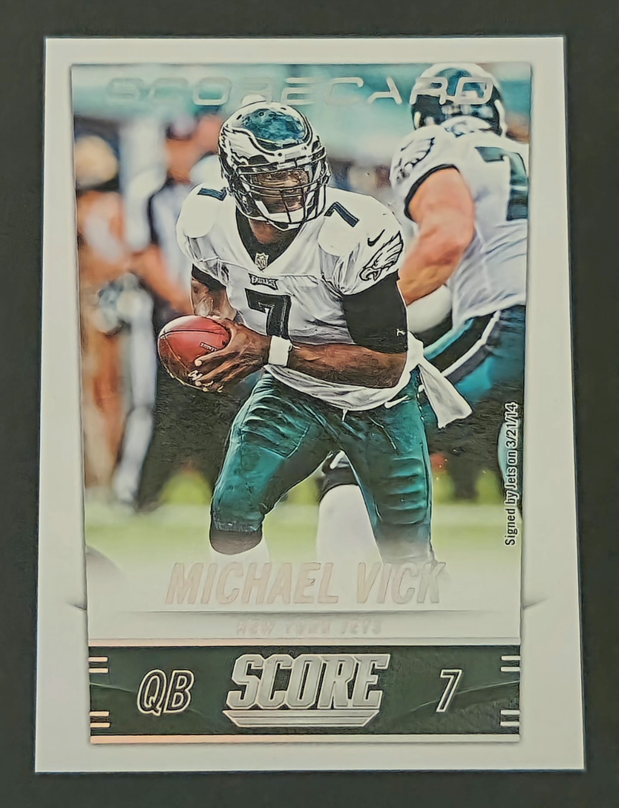 2014 Score - Michael Vick #154 - Scorecard - Philadelphia Eagles 