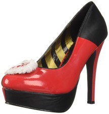 Queen of Hearts Costume Shoes Adult High Heels Halloween Size 9