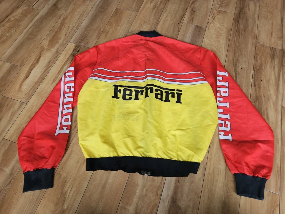 Italstyle Ferrari Windbreaker Jacket Size 54 Horse Sports Car Racing Coat INDY - Image 3 of 4