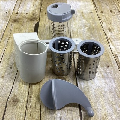 Pampered Chef Deluxe Cheese Grater 1275 3/4c Grate Store 1278 Container