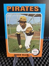 1975 Topps - Baseball Future HOF Dock L.S.D. Ellis Pittsburgh Pirates #385 NGNM
