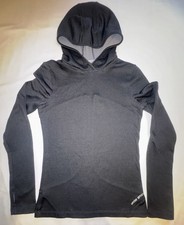 Under Armour Shirt Black Athletic Pullover Hoodie Fitted ColdGear Women  s Sz XS
