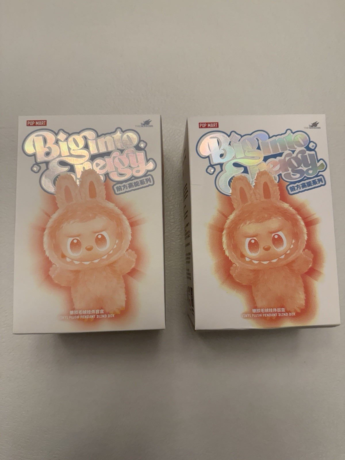 Pop Mart LABUBU Big Into Energy 2-Piece Set Brand New Sealed Rare Collectible