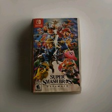Original Super Smash Bros. Ultimate Nintendo Switch Replacement Case - NO GAME