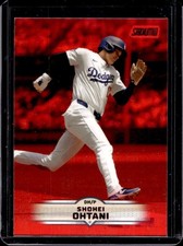 2025 Topps Stadium Club Shohei Ohtani Red Foil #58 Dodgers