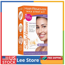 18 Count Paraffin Free Wax Strips for All Skin Types - Effective Face Waxing