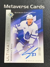 2024-25 Upper Deck Ultimate Collection Hockey Marshall Rifai RC Auto 221/299