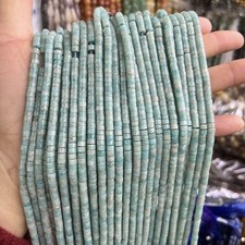 2x4mm Natural Green Amazonite Heishi Disc Spacer Beads for Jewelry Making DIY