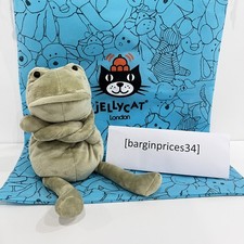 Jellycat 33cm Fergus Frog - Ultimate Green Plush Collectible with Tag & Bag 