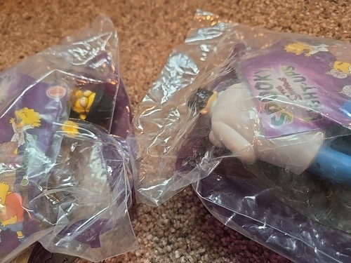 Burger King The Simpsons Spooky Light-Ups 2001 Complete Set Of 15, Sealed Toys - Picture 9 of 12