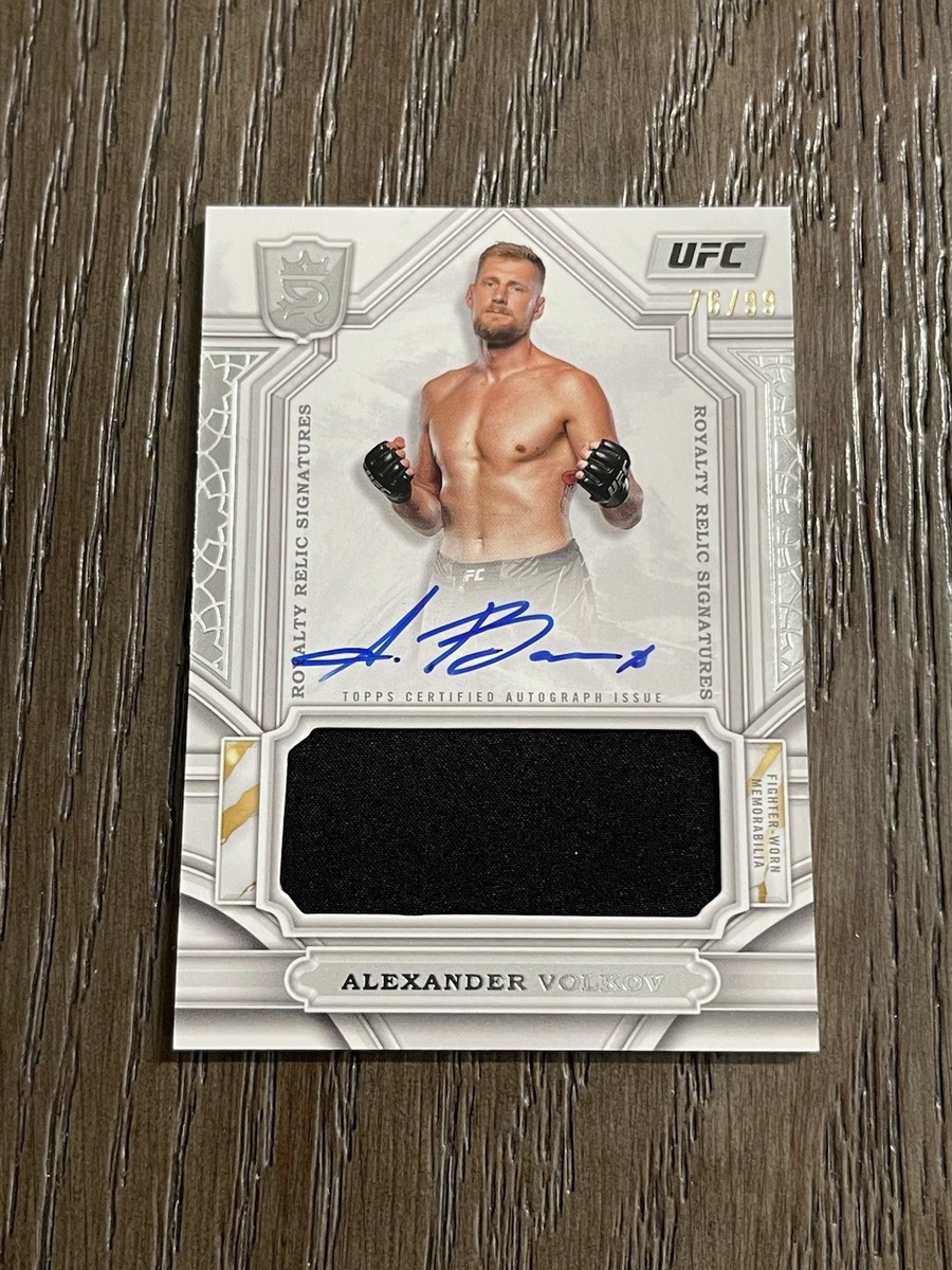 2024 Topps Royalty Relic Signatures #RYS-KCV Alexander Volkov — front