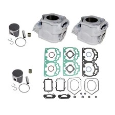 2 SPI Cylinders, Pistons, Gasket Kit & Bearings for Ski-Doo 600HO ETEC 2009-2020