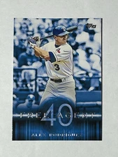 2015 Topps Free Agent 40 Alex Rodriguez #F40-9 Texas Rangers