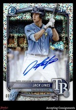 2025 Bowman Chrome Prospect Speckle Refractor Jack Lines 1st ROOKIE 007/299