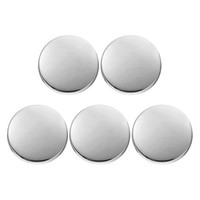 5 Stk. MetallknöPfe 23Mm FüR Kleidung, Silber