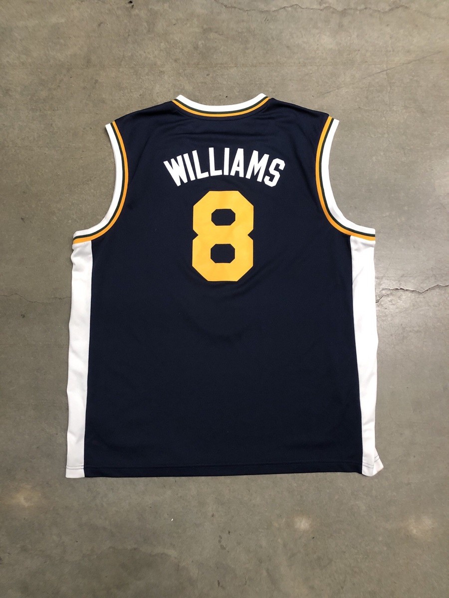 2010 Utah Jazz Deron Williams #8 Adidas Away NBA Jersey Men's
