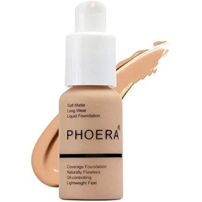 ABRUS  - PHOERA Foundation, Full Coverage Foundation, Soft Matte, Oil Control