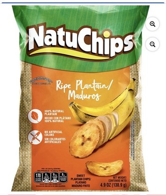 Natuchips Platano Maduro Snack Chips Large Bag 4.9 oz