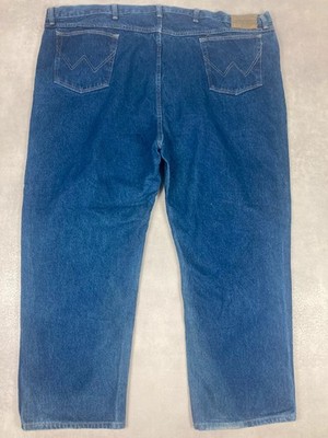 Wrangler Jeans Rugged Wear Marine Vintage 100% Baumwolle Made in Mexico W54 FR64 L30