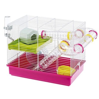 Ferplast Laura Small Hamster Cage | Fun & Interactive Cage Measures 18.11L x ...