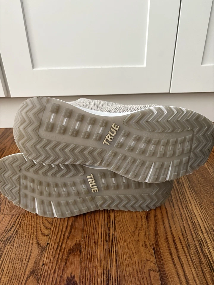 Zapatos deportivos informales True Linkswear de punto grises para hombre, talla 14 Foto 3 de 4