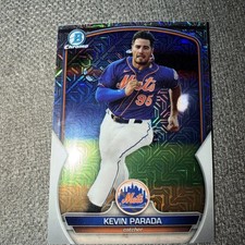2023 Bowman Chrome Kevin Parada Prospect Mojo Refractor #BCP-201 Mets