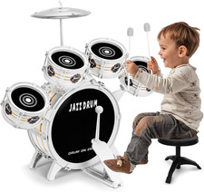Kids Drum Set for Toddlers 1-3 - 5 Drum Musical Toys for Kids 3-5 Boy Girl
