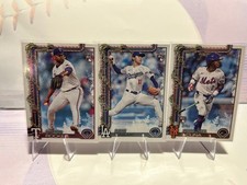 2025 Topps Holiday Baseball (6) RC lot - Rocker, Rice, Acuna,Mayo,Sasaki & Kim