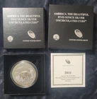 2011-P Glacier NP 5 Oz Silver ATB Coin OGP Box & COA US Mint Montana UNC