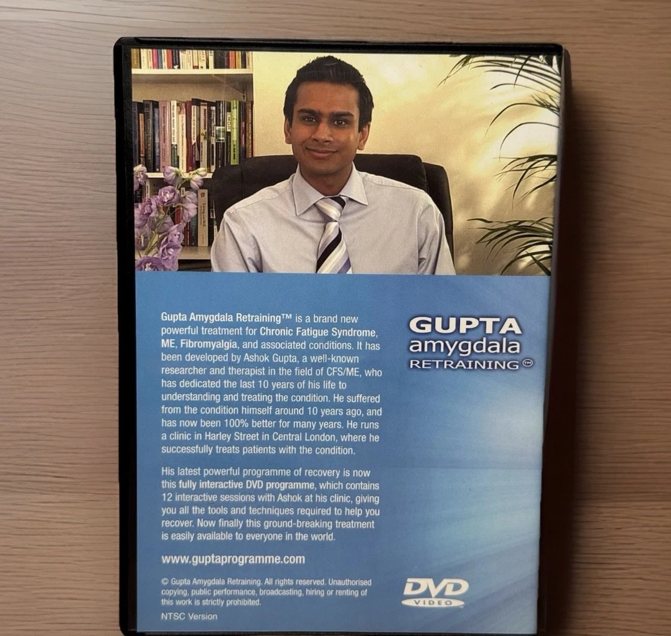 DVD Gupta Amygdala Retraining ME / CFS & Fibromyalgia MCS Recovery Programme - Image 3 of 4