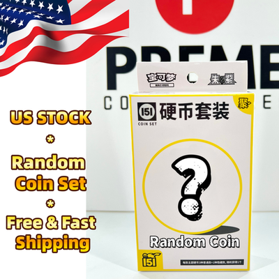 US STOCK Pokemon Chinese Collect 151 Gather Booster Random Coin
