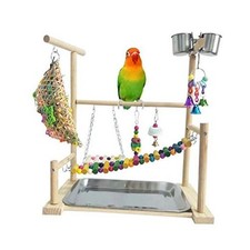 Parrots Playground Bird Perch Gym Playpen Birds Chewing Toys Bridges with