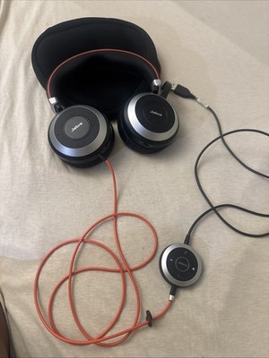 Jabra Evolve 80 Professional Wired Noise Cancelling Headset Black HSC019